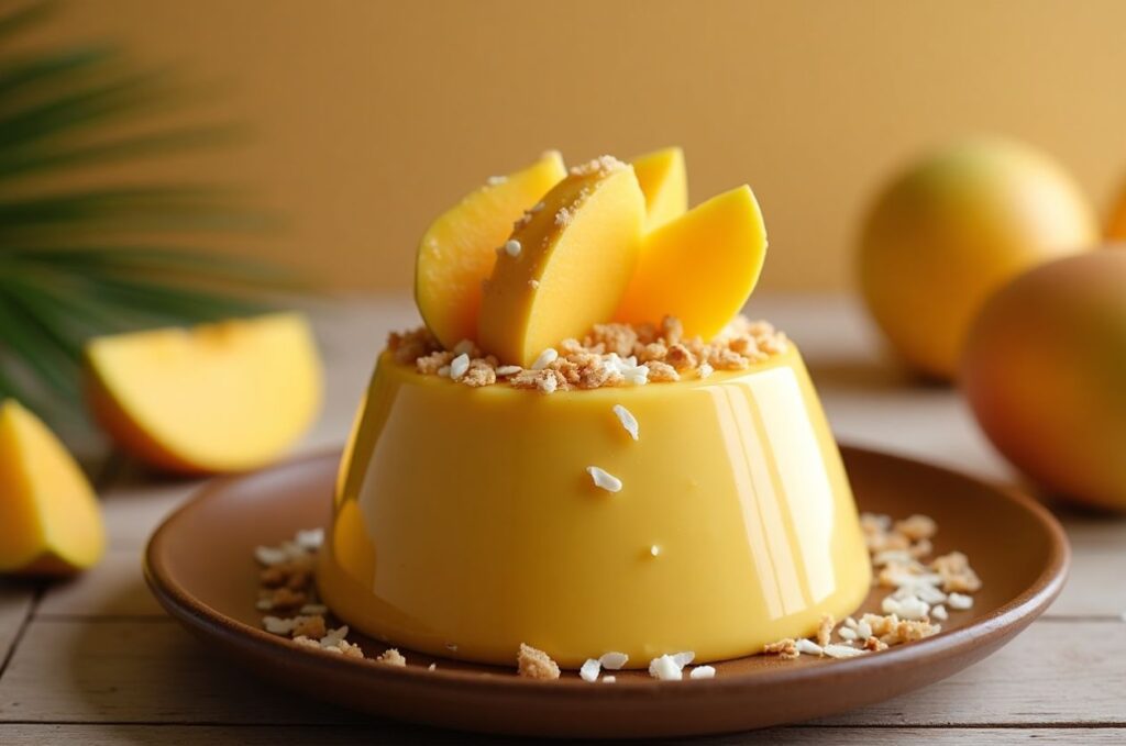 10 Best Spring Desserts in Australia 9 A picture of Mango Pudding as spring desserts you must try