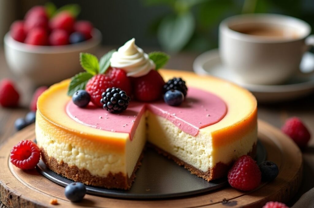 Best Dairy-Free Desserts You Must Try 8 A picture of Vegan Cheesecake known for milk free desserts
