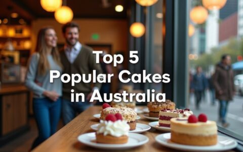 A picture displaying background famous cakes as Most Popular Cakes in Australia
