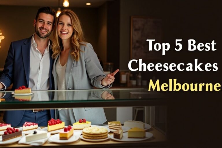 A picture with happy couples showing best cheesecakes in melbourne