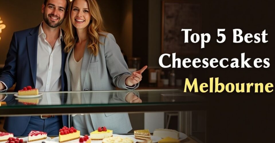 A picture with happy couples showing best cheesecakes in melbourne