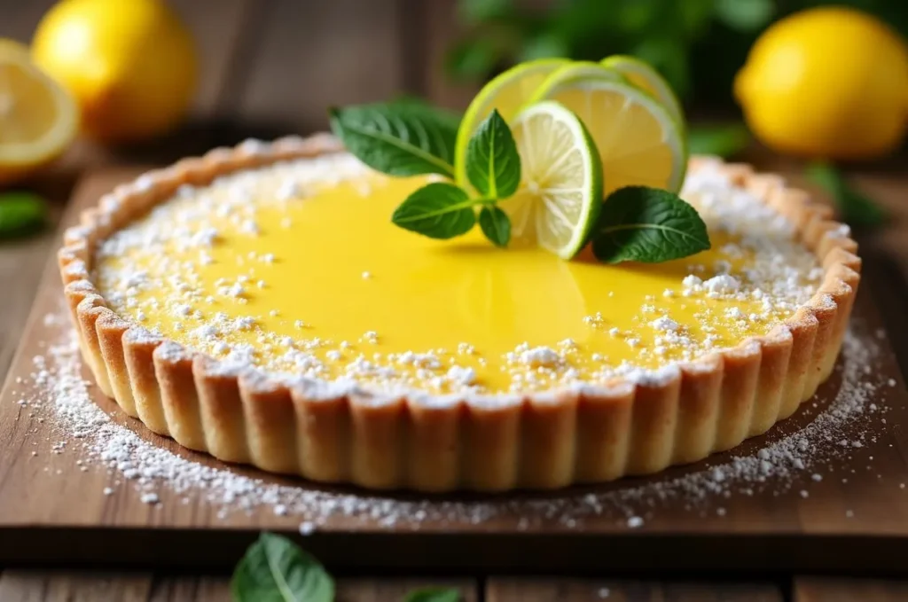 10 Iconic Aussie Desserts You’ll Only Find in Australia 4 A picture of Lemon & Lime Tart as Must-Try Iconic Desserts in Australia