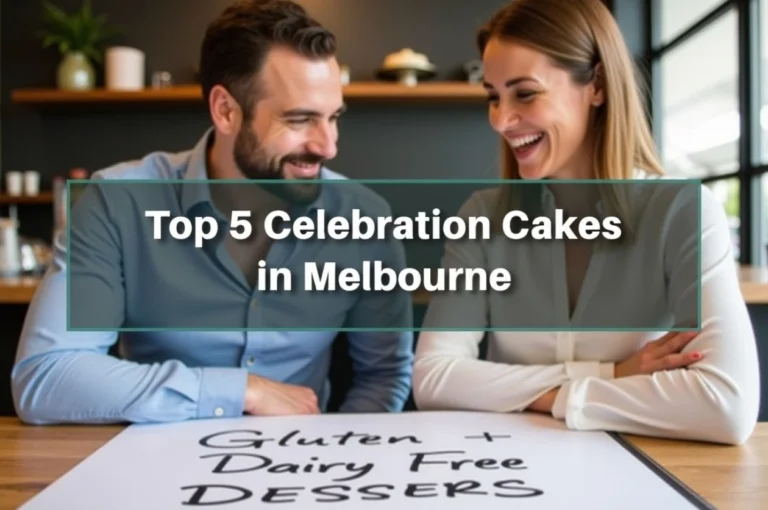 A picture of two couples discussing on best celebration cakes in melbourne