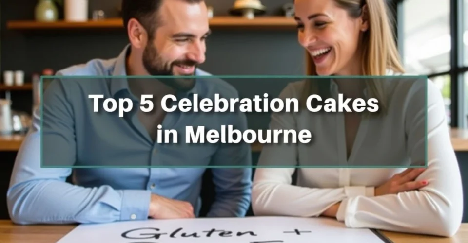 A picture of two couples discussing on best celebration cakes in melbourne
