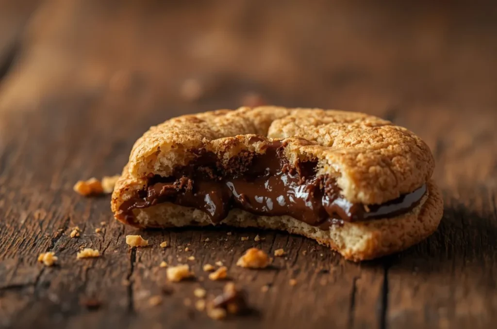 5 Best Cookies in Melbourne You Need to Try 2 A picture of Nutella-Stuffed Cookie as best cookies in melbourne