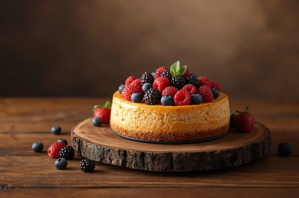 Berry Cheesecake as Best Christmas Desserts in Australia 