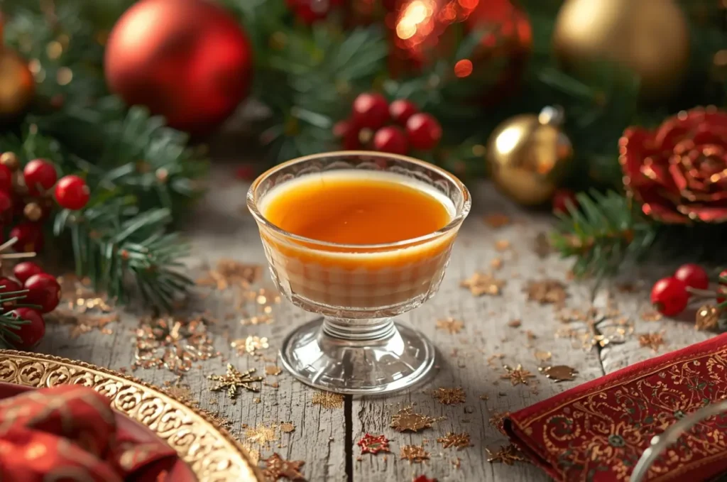 Crème Caramel as christmas desserts 