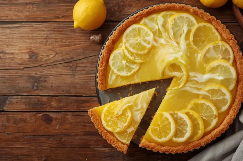 A picture of Lemon & Lime Tart as Aussie Christmas Desserts