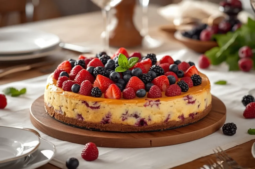 7 Best Desserts in Melbourne for Late-Night Cravings 1 Berry Cheesecake as best desserts in melbourne