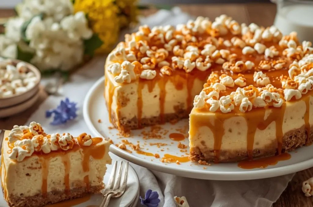 7 Best Desserts in Melbourne for Late-Night Cravings 3 Caramel Popcorn Cheesecake – Sweet and Crunchy
