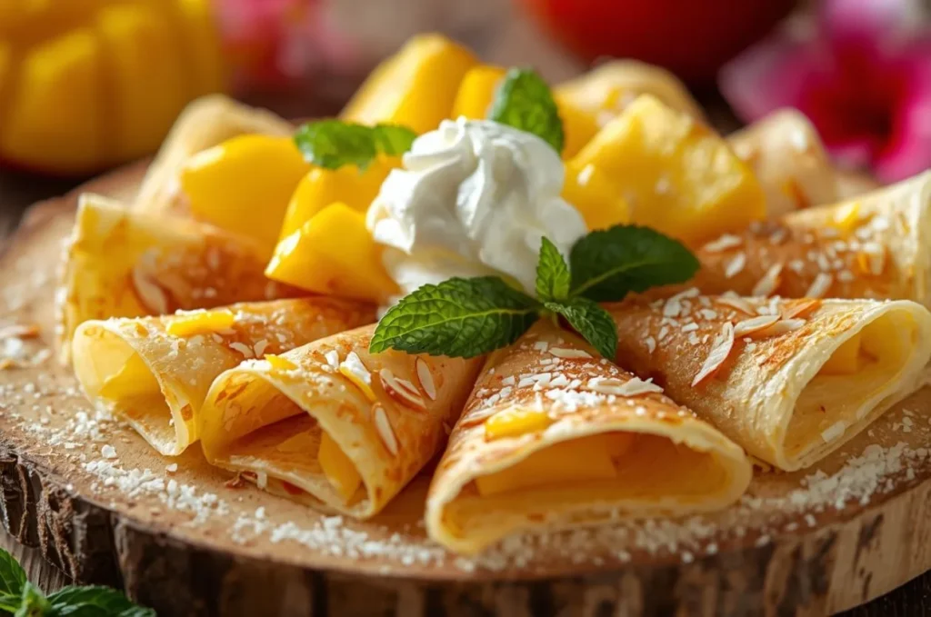 7 Best Desserts in Melbourne for Late-Night Cravings 7 Mango & Coconut Crêpes – Light and Tropical
