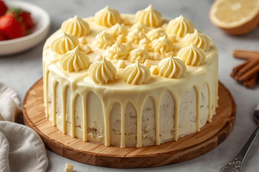 White Chocolate Mud Cake – Sweet & Creamy Option