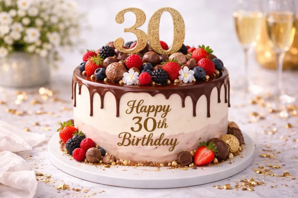 30th Birthday Cake as  birthday cakes Melbourne CBD